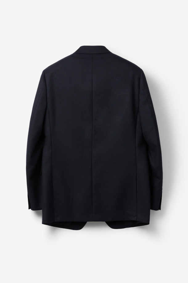 CAMBRIDGE MEMBERS - 수트 - 도멜 울 글렌체크 수트 자켓 (Navy)