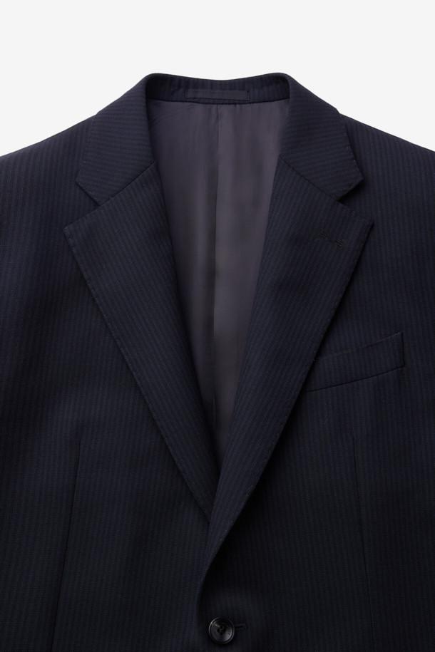 CAMBRIDGE MEMBERS - 수트 - 말링앤에반스 울 스트라이프 수트 (Navy)