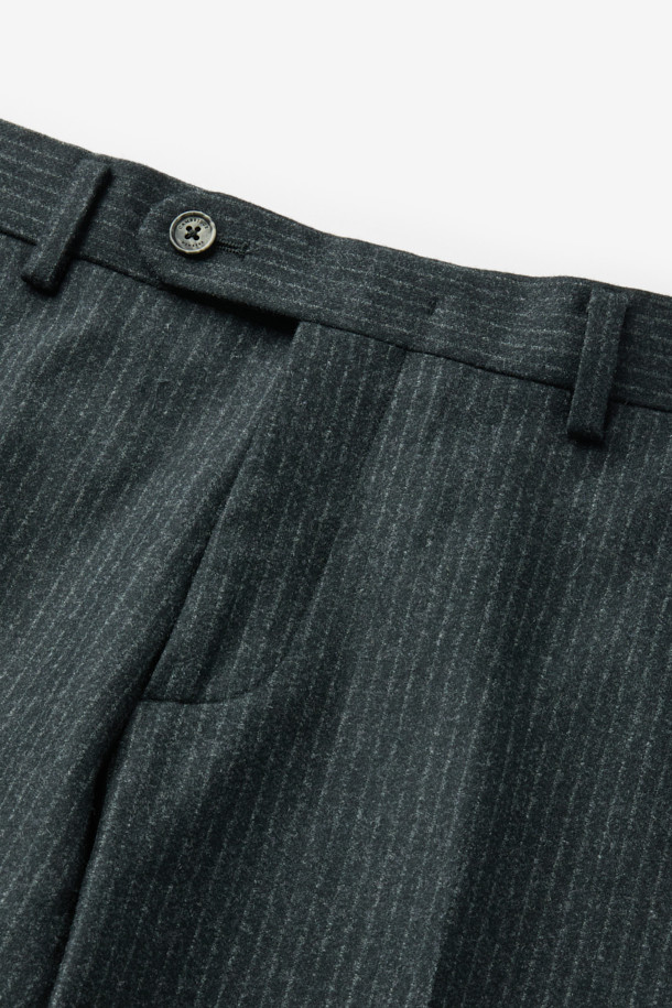 CAMBRIDGE MEMBERS - 수트 - 레다 울스트레치 밀드 스트라이프 수트 (Gray)