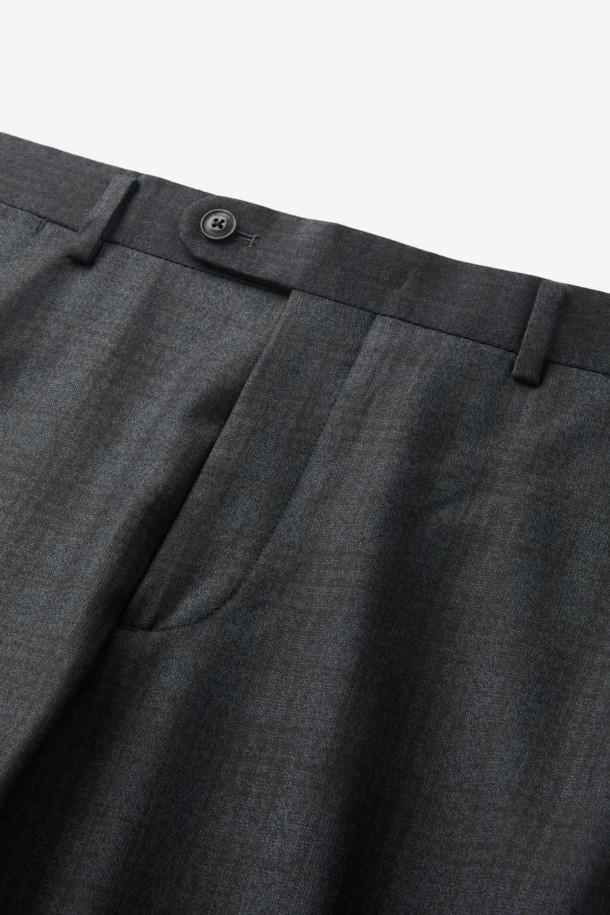 CAMBRIDGE MEMBERS - 수트 - 제냐 울캐시 브라운데코 글렌체크 수트 (Gray)