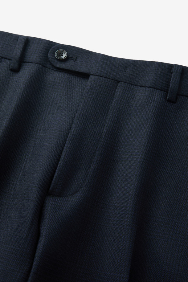 CAMBRIDGE MEMBERS - 수트 - 도멜 울 글렌체크 수트 자켓 (Navy)