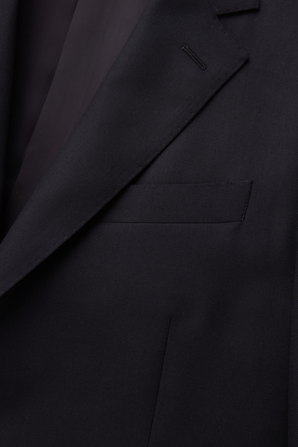 CAMBRIDGE MEMBERS - 수트 - 카벤디쉬 울 서지 솔리드 수트 (Black)