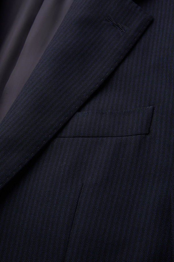 CAMBRIDGE MEMBERS - 수트 - 말링앤에반스 울 스트라이프 수트 (Navy)