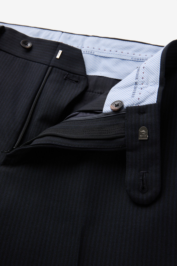 CAMBRIDGE MEMBERS - 수트 - 말링앤에반스 울 스트라이프 수트 (Navy)