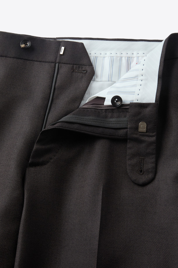 CAMBRIDGE MEMBERS - 수트 - 콜롬보 캐시실크 트윌 솔리드 수트 (Brown)