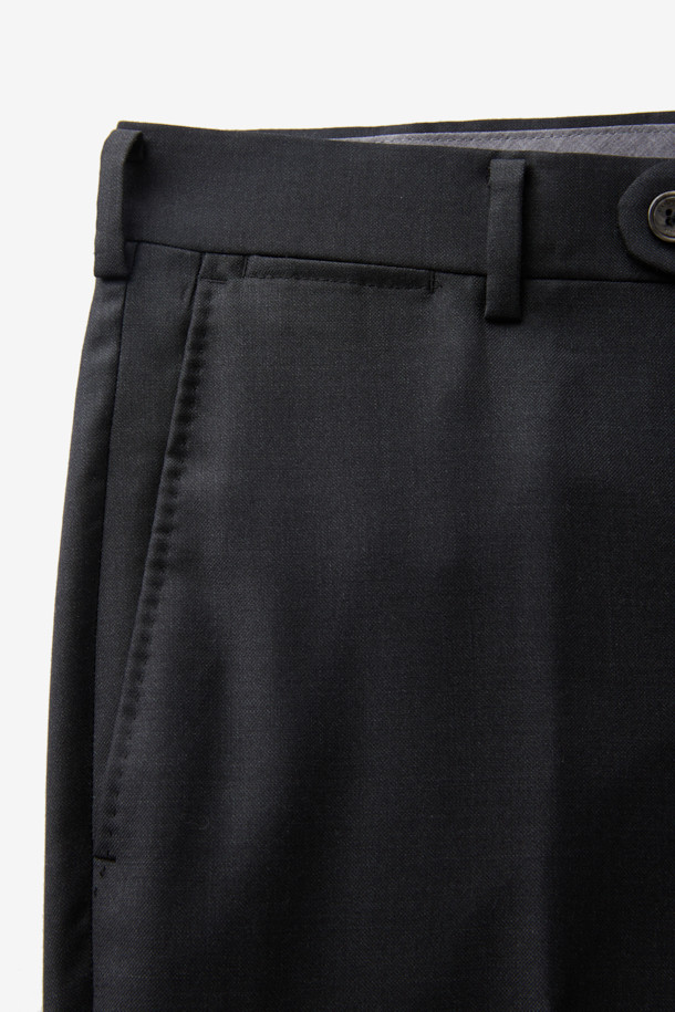 CAMBRIDGE MEMBERS - 수트 - 제냐 울 서지 솔리드 수트 (Gray)