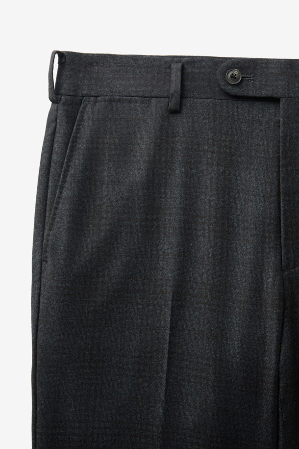 CAMBRIDGE MEMBERS - 수트 - 제냐 울캐시 브라운데코 글렌체크 수트 (Gray)