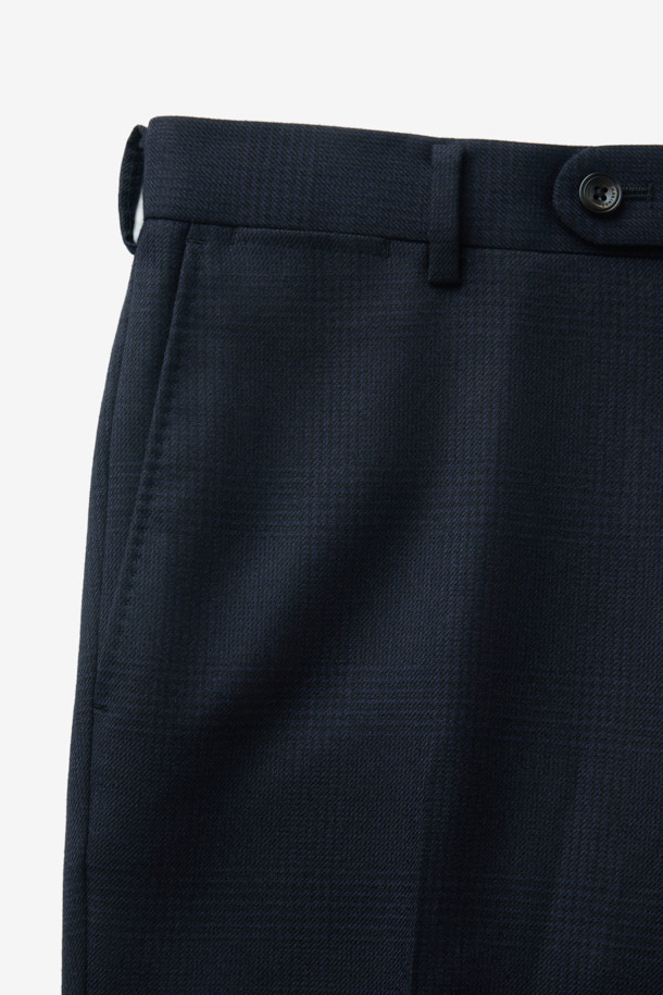 CAMBRIDGE MEMBERS - 수트 - 도멜 울 글렌체크 수트 자켓 (Navy)