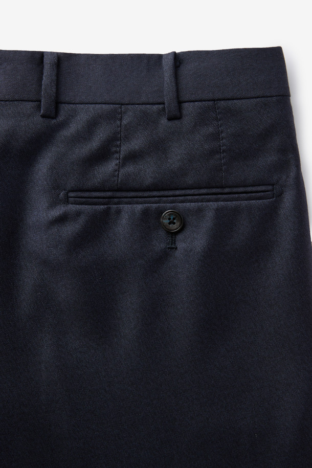 CAMBRIDGE MEMBERS - 수트 - 제냐 울 서지 솔리드 수트 (Navy)