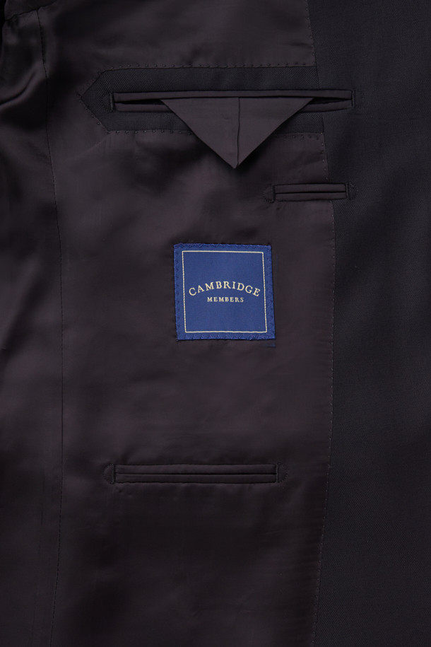 CAMBRIDGE MEMBERS - 수트 - 카벤디쉬 울 서지 솔리드 수트 (Black)