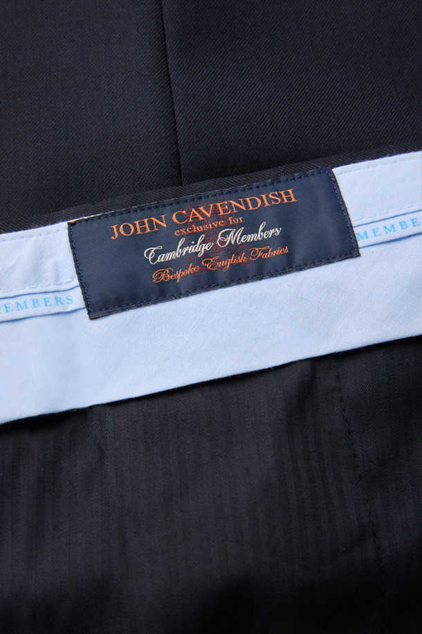 CAMBRIDGE MEMBERS - 수트 - 카벤디쉬 울 서지 솔리드 수트 (Navy)