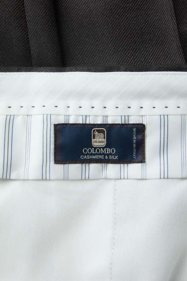 CAMBRIDGE MEMBERS - 수트 - 콜롬보 캐시실크 트윌 솔리드 수트 (Brown)