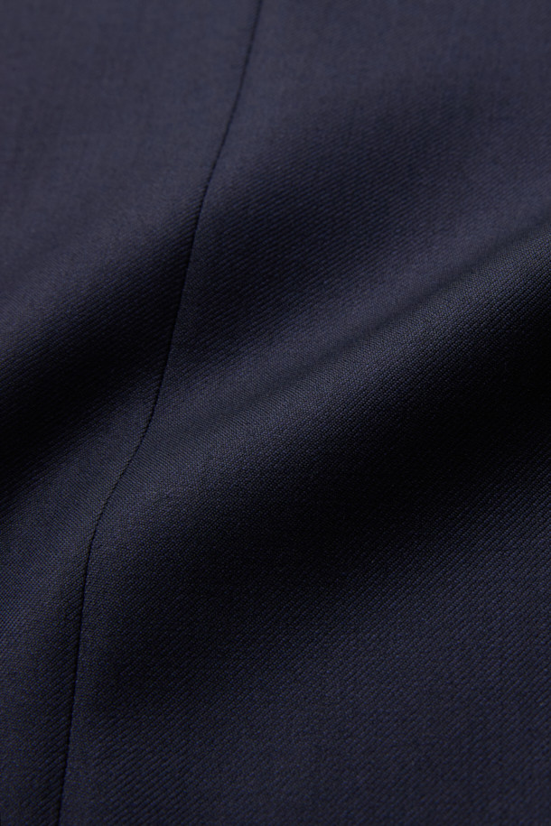 CAMBRIDGE MEMBERS - 수트 - 제냐 울 서지 솔리드 수트 (Navy)