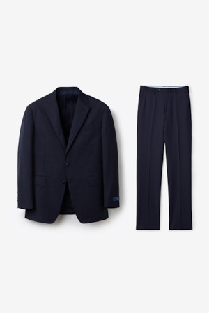 국내 울 조직감 수트 자켓 (Navy)