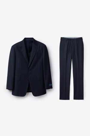 국내 울 멜란지 수트 (Navy)