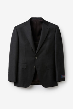 카벤디쉬 울캐시 서지 솔리드 수트 자켓 (Dark Gray)