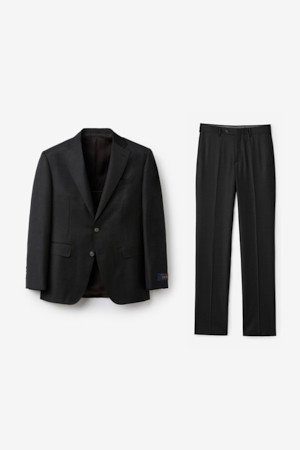 카벤디쉬 울캐시 서지 솔리드 수트 (Dark Gray)