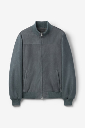 Mandelli 스웨이드 캐시미어 져지