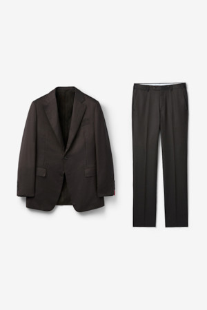 콜롬보 캐시실크 트윌 솔리드 수트 (Brown)