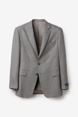 로로피아나 원단 울 마이크로 솔리드 자켓