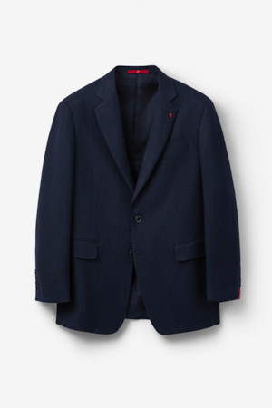 제냐 캐시실크 트윌 솔리드 자켓