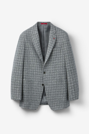 존스톤 캐시100 그리드 체크 자켓