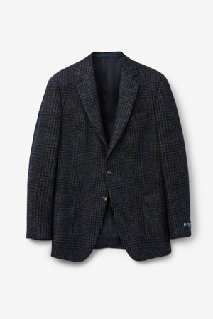 보또쥐세페 울실크 멀티컬러 빅글렌체크 자켓