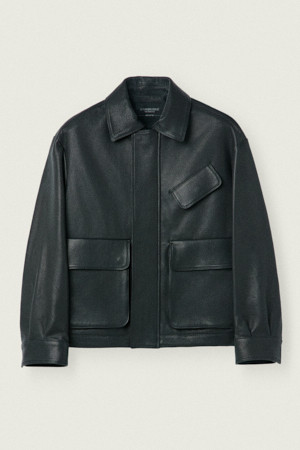 [MOVERE] 엠보 가죽 자켓