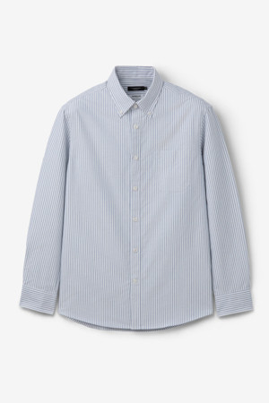 SOMELOS 스트라이프 옥스포드 셔츠