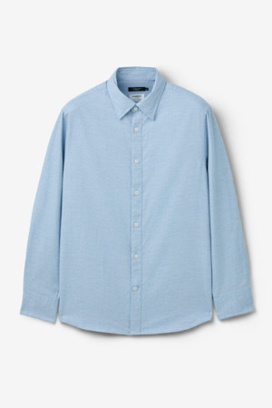 SOMELOS 코튼 캐시미어 하운드투스 셔츠