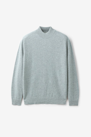 캐시미어100 하프 터틀넥 니트