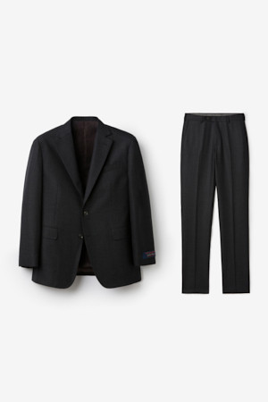 카벤디쉬 울 쉐도우체크 수트 (Gray)