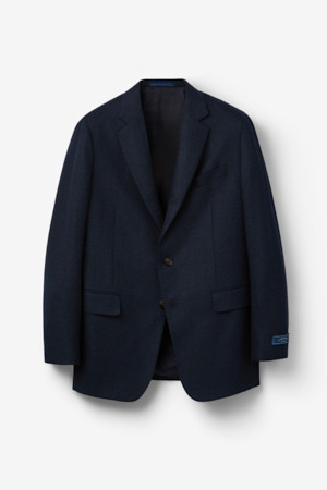 로로피아나 원단 울 마이크로 솔리드 자켓