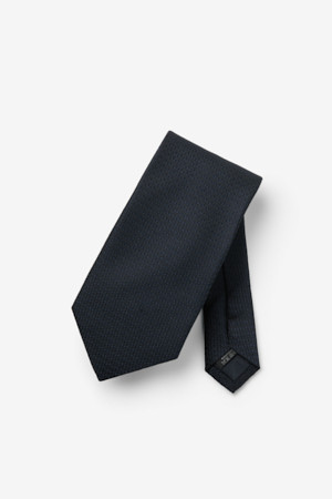 실크 마이크로 텍스쳐 솔리드 타이