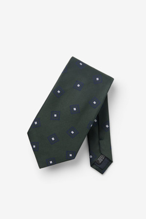 실크 스퀘어 올오버 타이