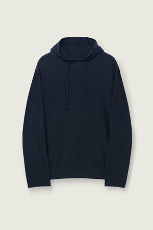 [MOVERE] 후드 긴팔 스웨터 - 네이비