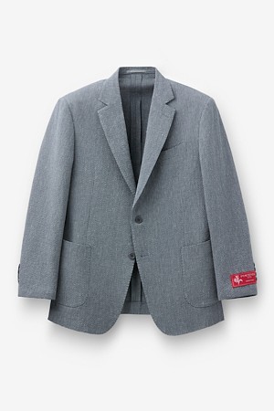 피아젠자 씨어서커 깅엄체크 자켓 - 그레이				