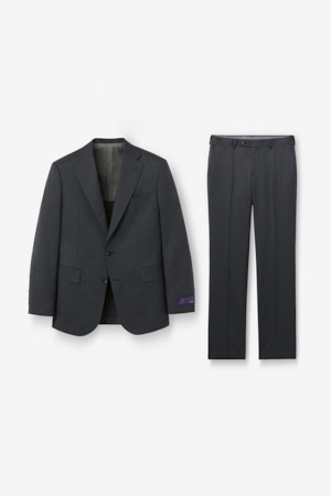 카벤디쉬 울 솔리드 수트 - 그레이