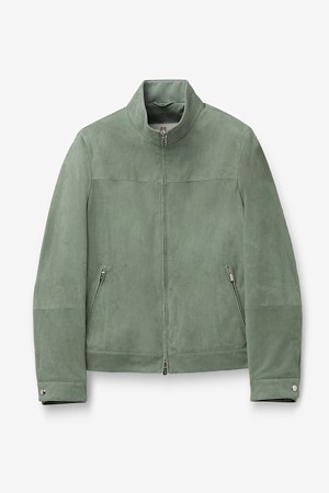 [만델리] 스웨이드 블루종 - 민트