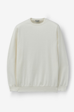 [모르가노] 코튼 크루넥 - 아이보리