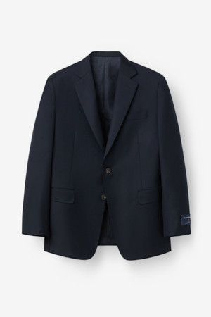 제냐 울 솔리드 수트 자켓			