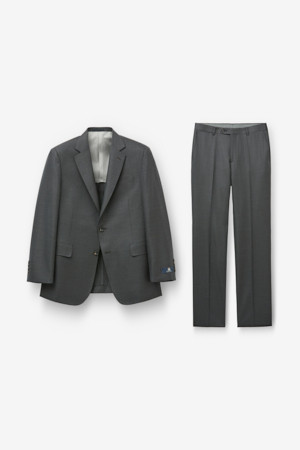 콜롬보 울실크 조직감 수트 - 브라운	