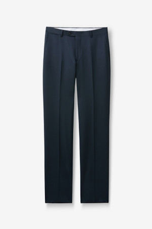 도멜 울 솔리드 수트 팬츠 - 그린