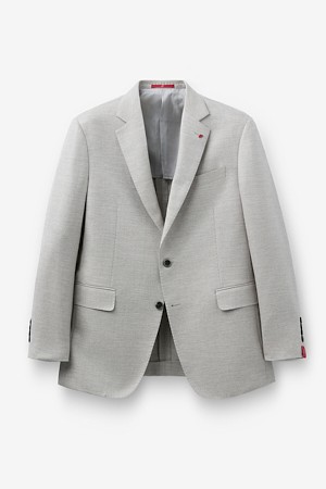 로로피아나 캐시 실크 헤링본 자켓 - 베이지				