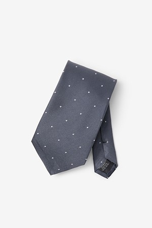 폴카도트 올오버 타이 - 그레이