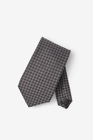 서클체인 올오버 타이 - 그레이