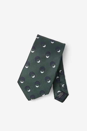 문 패턴 올오버 타이 - 그린