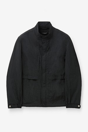 화섬 써커 점퍼 - 블랙