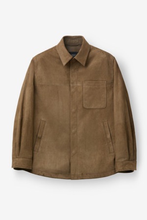 고트 스웨이드 쵸어 자켓 - 베이지				