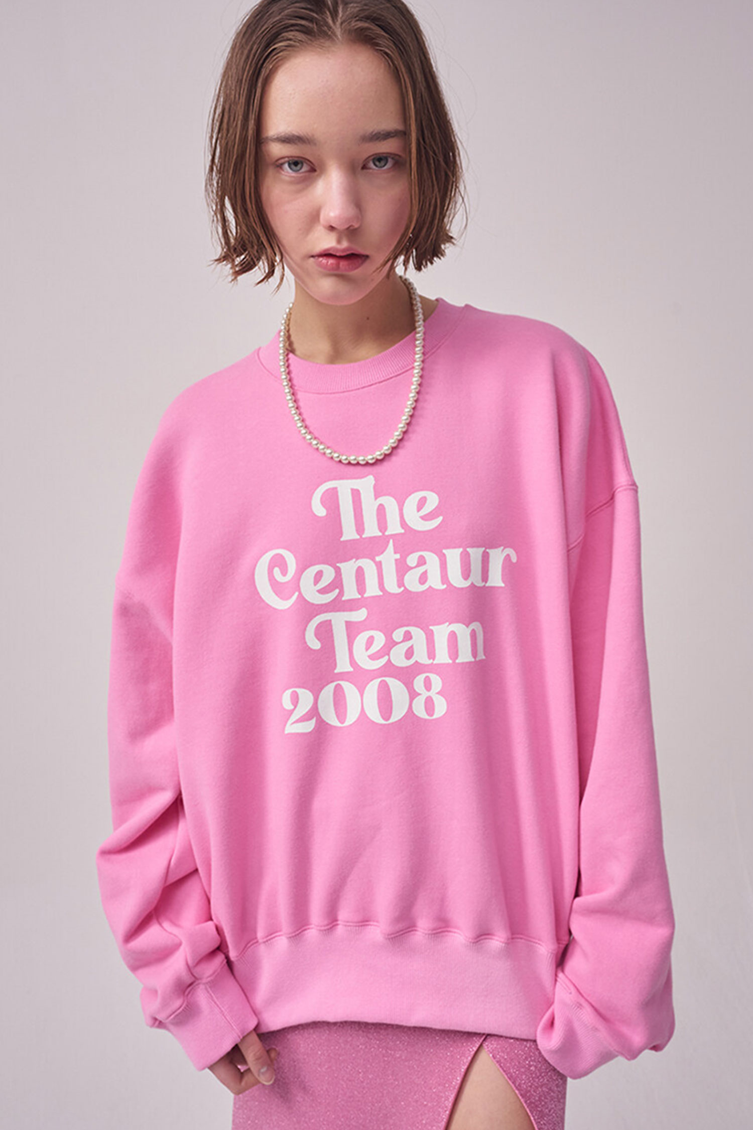 [THE CENTAUR] TEAM 2008 SWEATSHIRT - PINK_THE CENTAUR - 코오롱몰